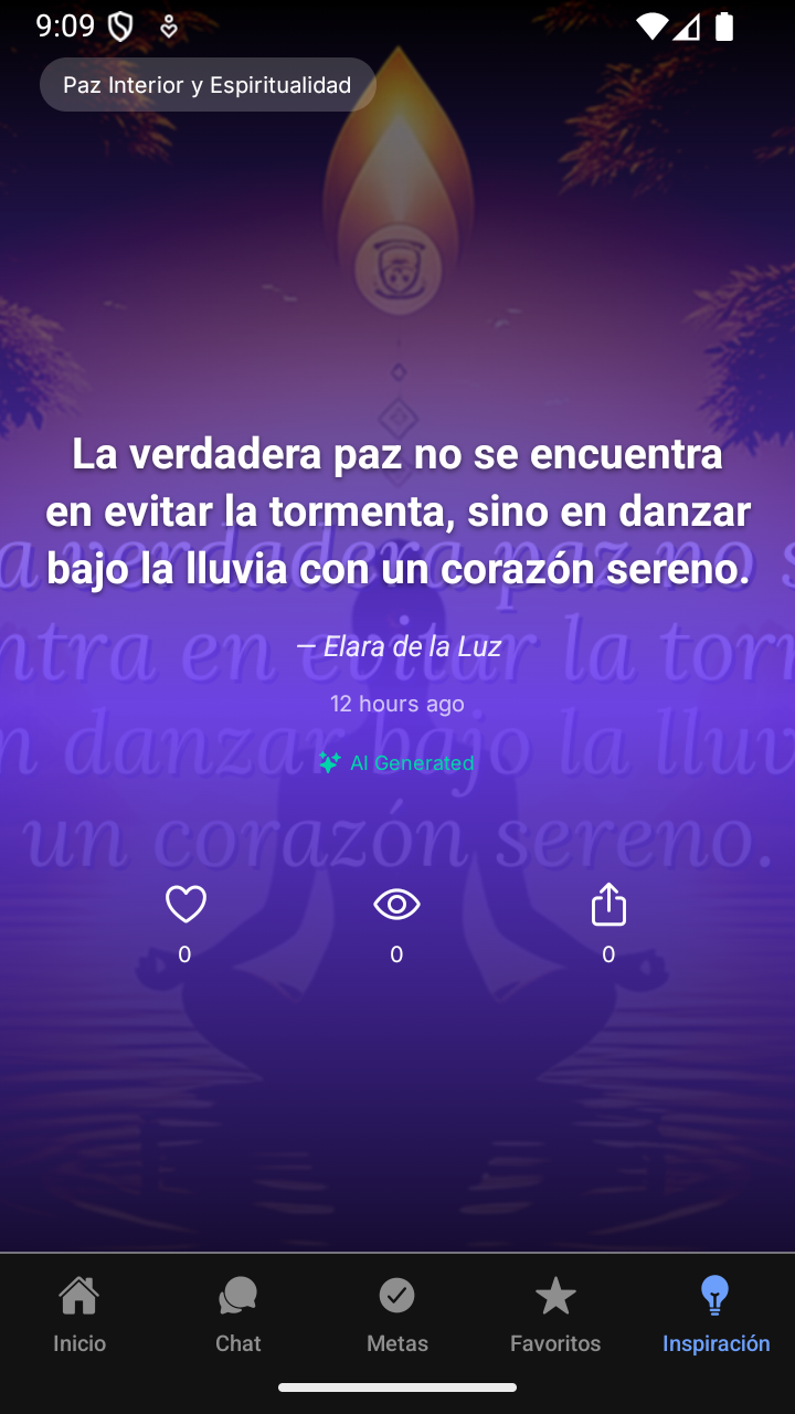 Inspiración - Contenido motivacional